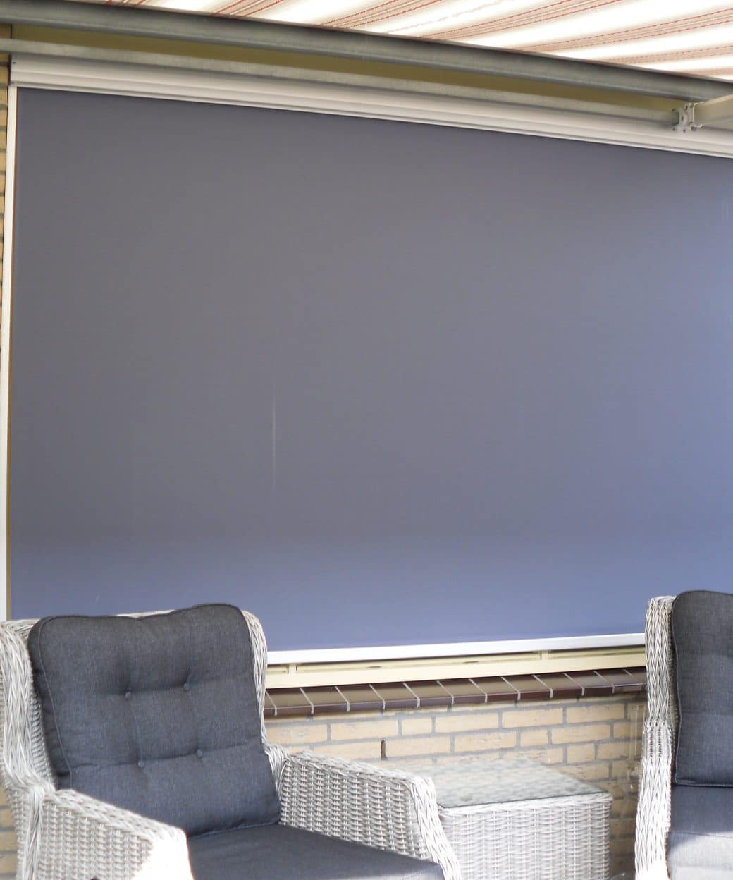 Screendoek-achtertuin